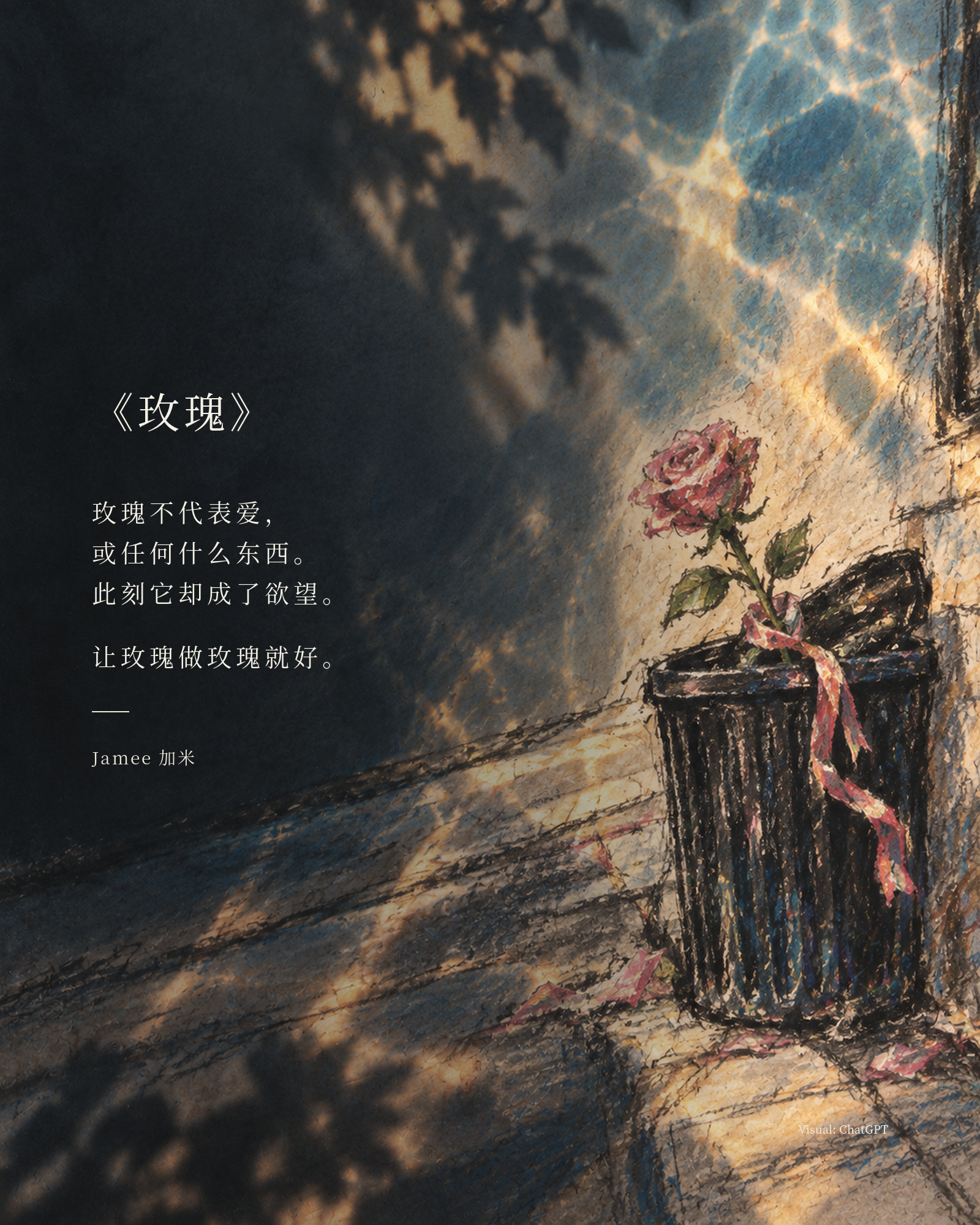 《玫瑰》视觉卡