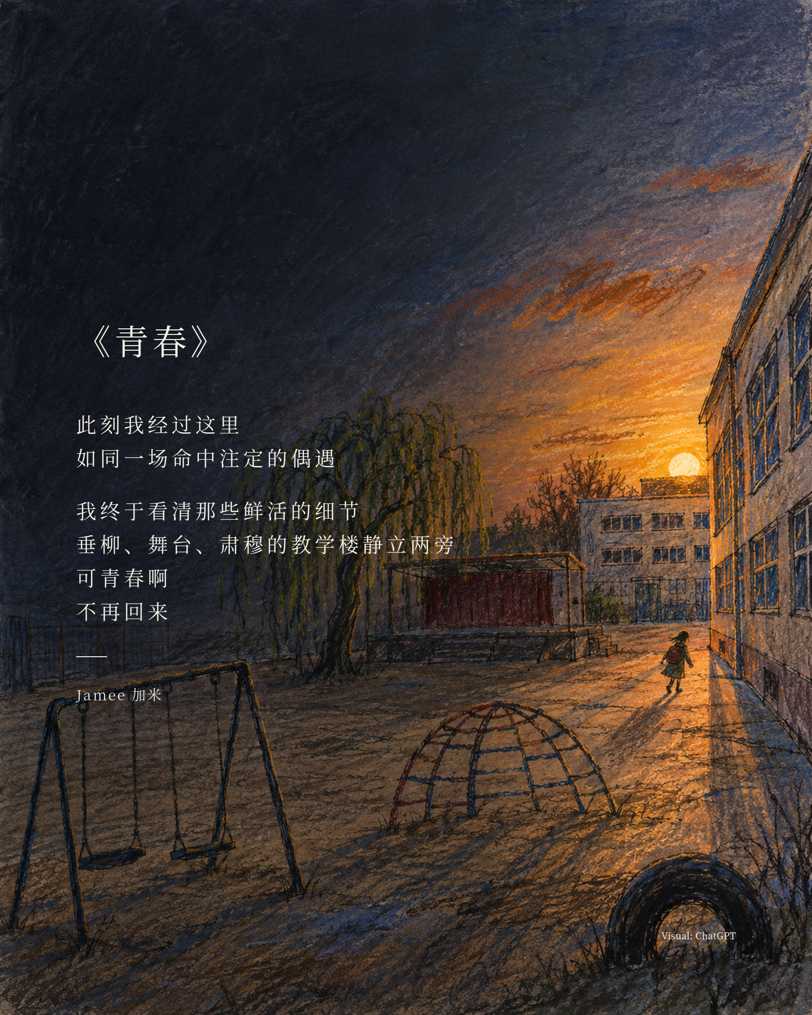《青春》视觉卡