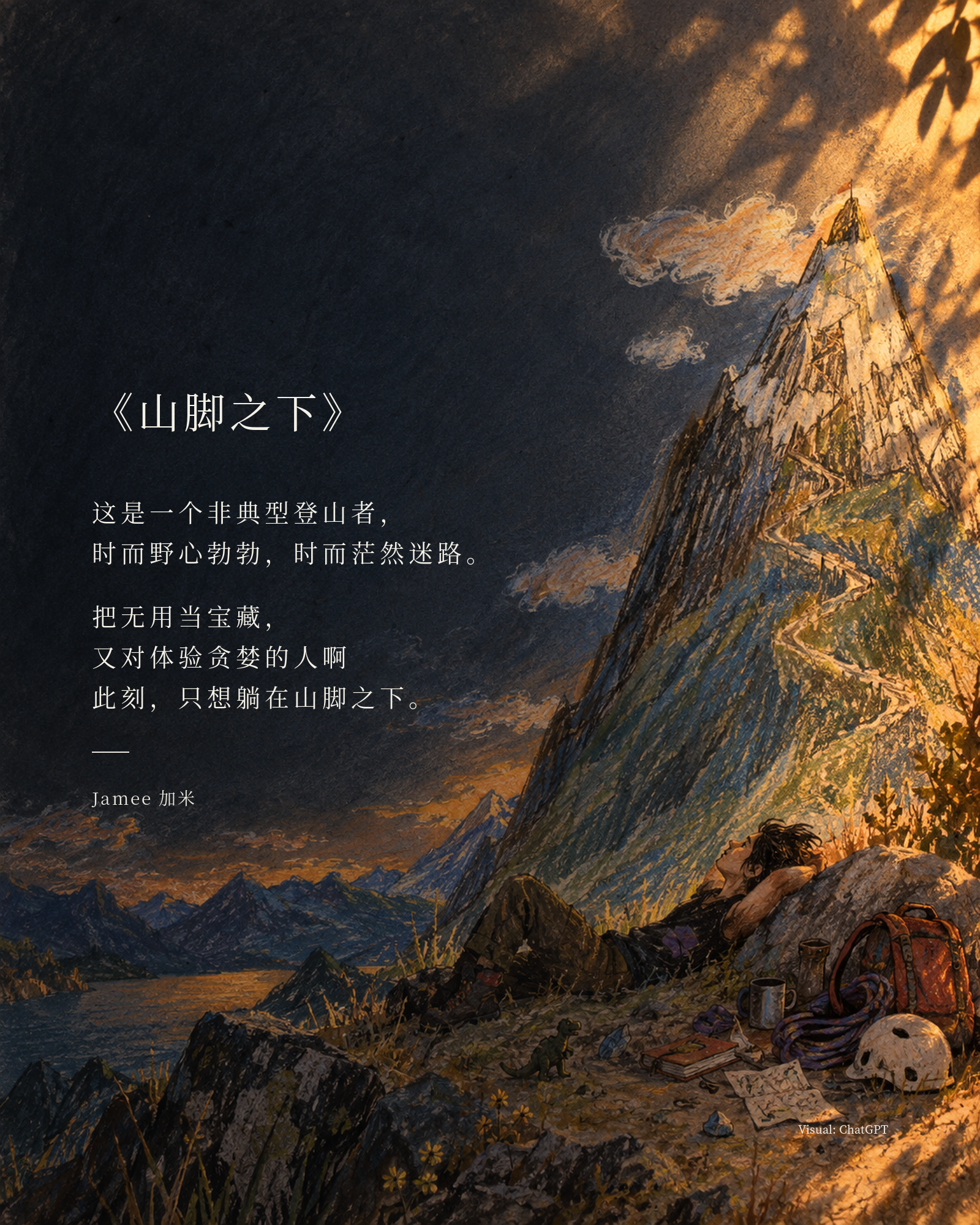 《山脚之下》视觉卡