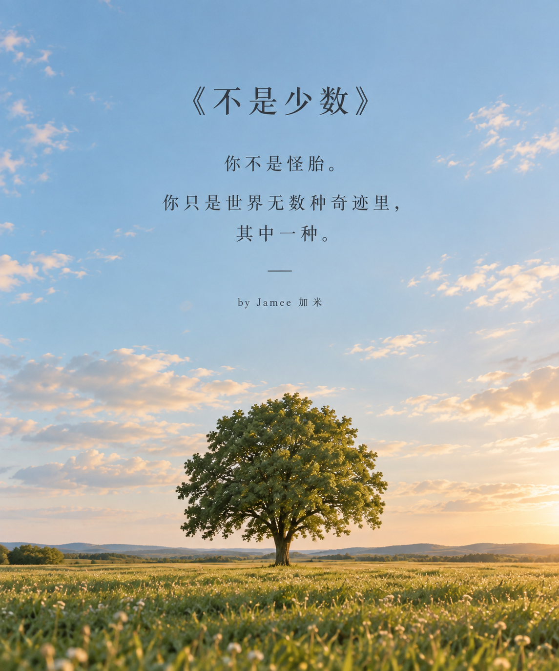 《不是少数》视觉卡